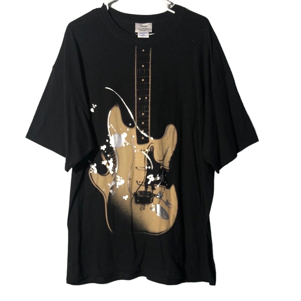 Fender XL‎ Mens Tee Shirt The Rock And Roll Lifestyle Short Sl Crew Neck Guitar